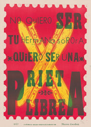 "No quiero ser tu hermana sorora...", 2023