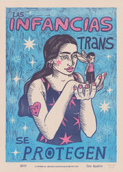 "Las infancias trans se protegen", 2023
