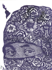 "Mirada Flores - white", 2025