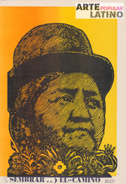 "P/A Sembrar el Camino - Piece 9/9 light orange to yellow", Author Test Print - unique piece, 2023