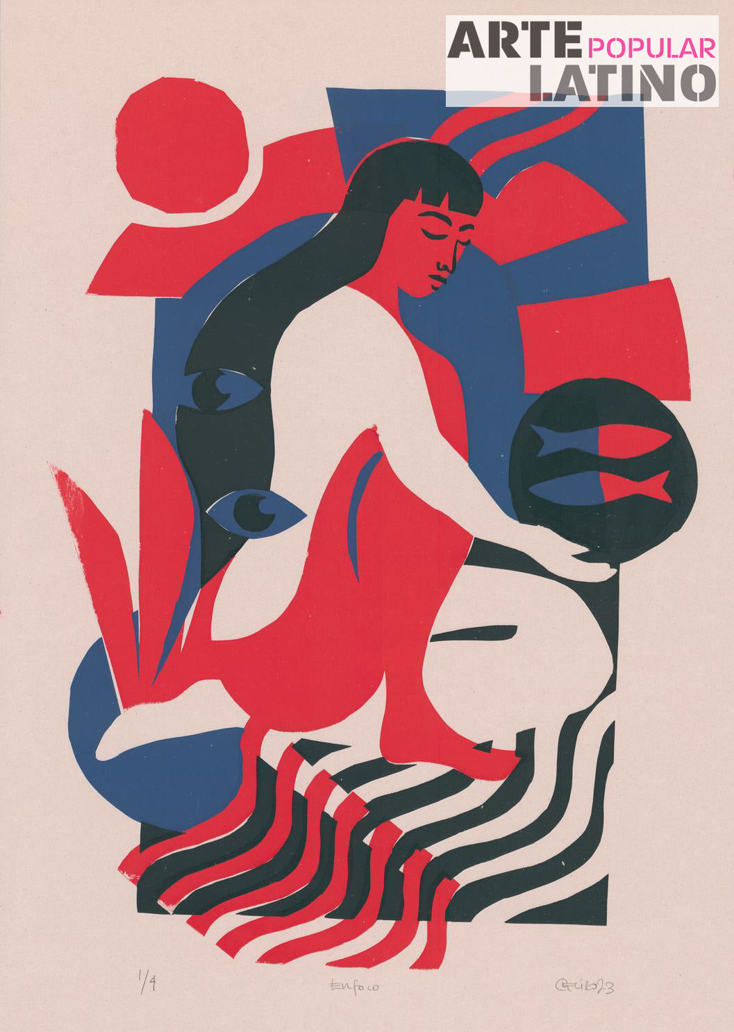 "Enfoco", Piece 5/11, Limited Serigraphy by CECIRO, 2023