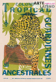 "Guardianes ancestrales", Limited Linocut by Chezar Dubinin, 2023