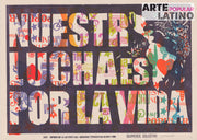 "Nuestra Lucha es por la Vida", Open Linocut by Dexpierte Colectivo, 2023