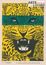 "Jaguar - dark green", Limited Linocut by Toxicómano Callejero, 2023