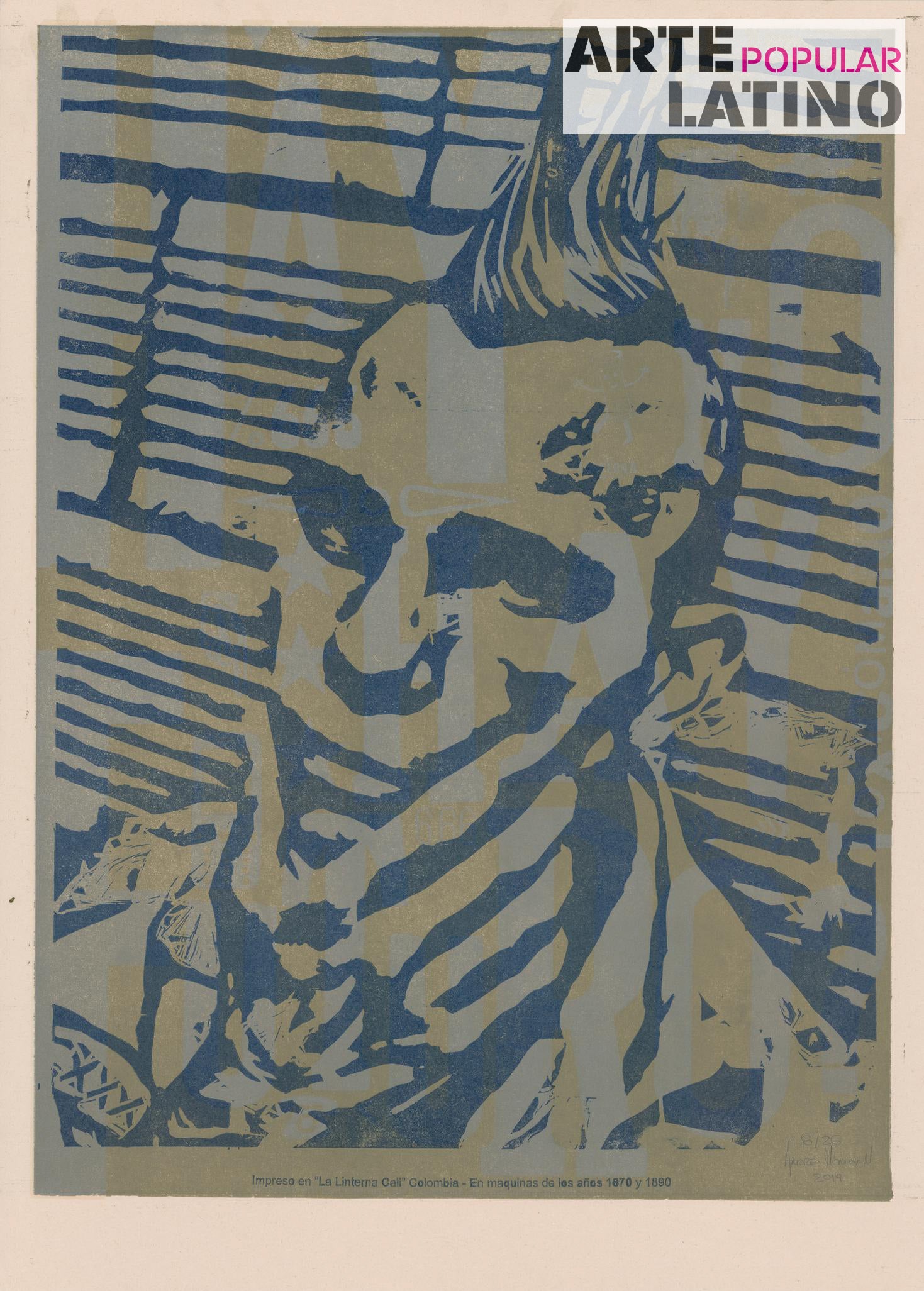 "Hay o no hay futuro", Limited Linocut by Toxicómano Callejero, 2019