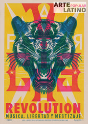 "VICHE REVOLUCIÓN - Música, Libertad y mestizaje", Limited Linocut by ZECARRILLO, 2023