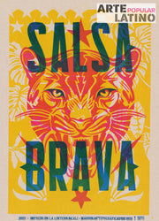 "Salsa Brava", Open Linocut by La Linterna Cali, 2023