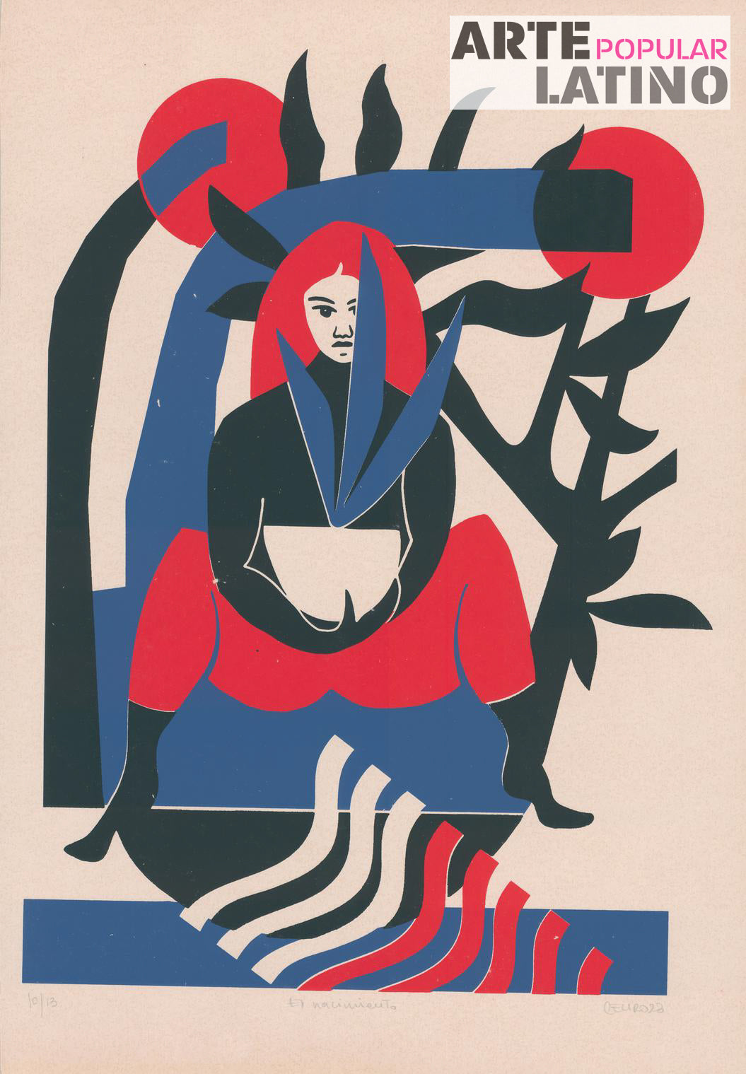 "El Nacimiento", Piece 5/13 Paper 250 gsm, 2023