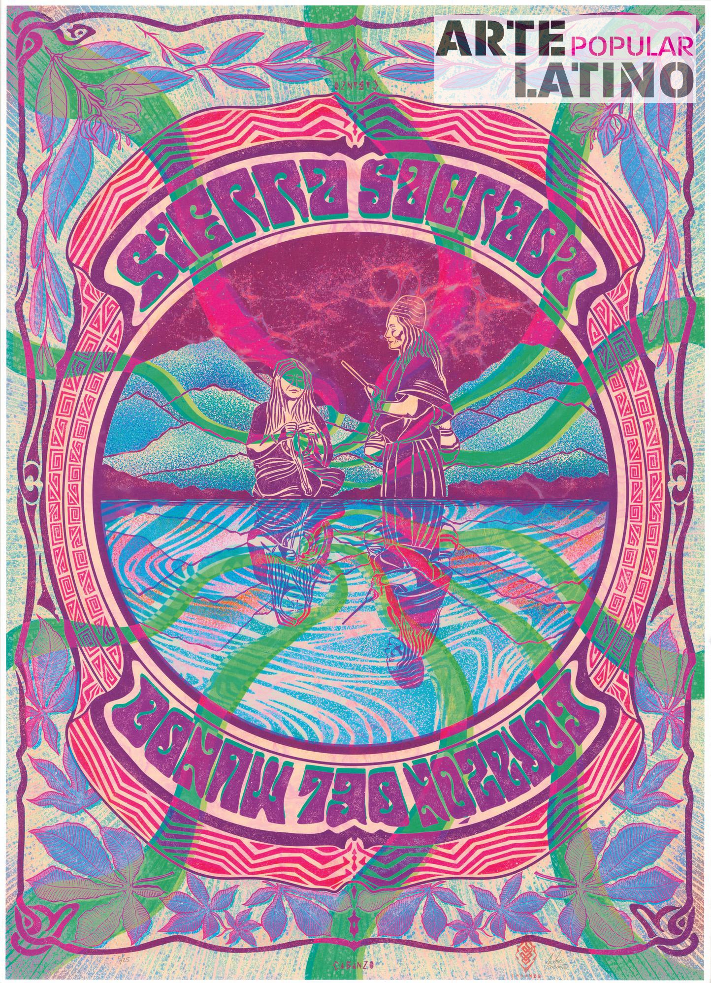 "Sierra, Microcosm", Limited Serigraphy by Cabanzo, 2025