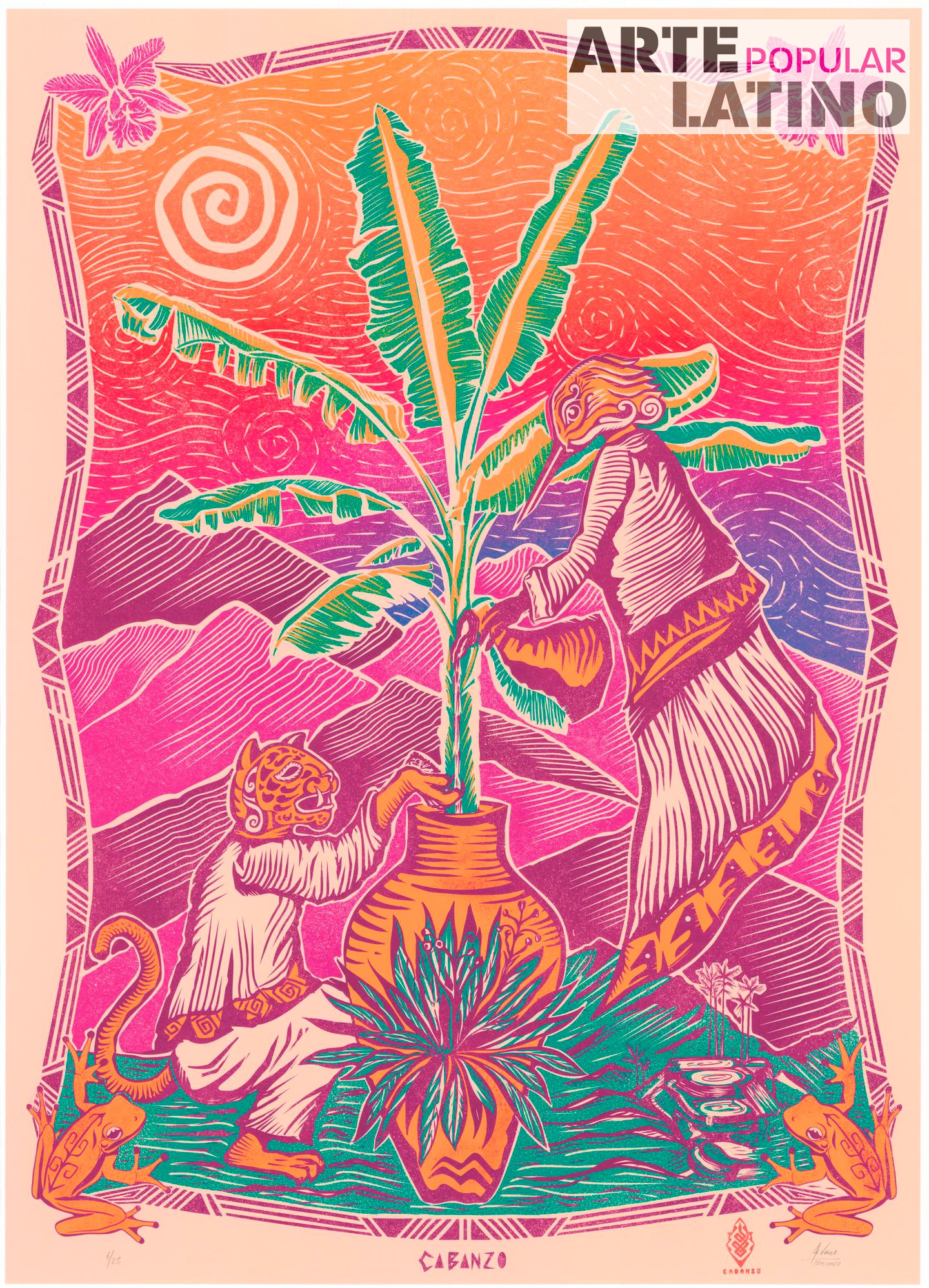 "Colombia Mega-diversa", Limited Serigraphy by Cabanzo, 2025