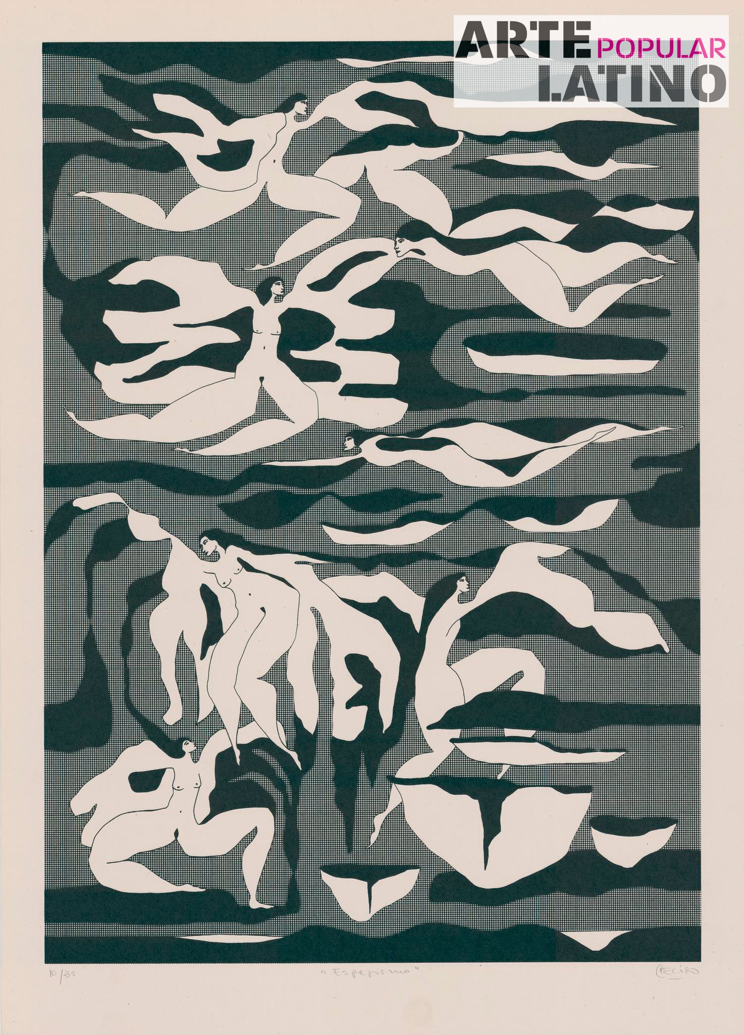 "Espejismo", Screenprint, Limited Serigraphy by CECIRO, 2025