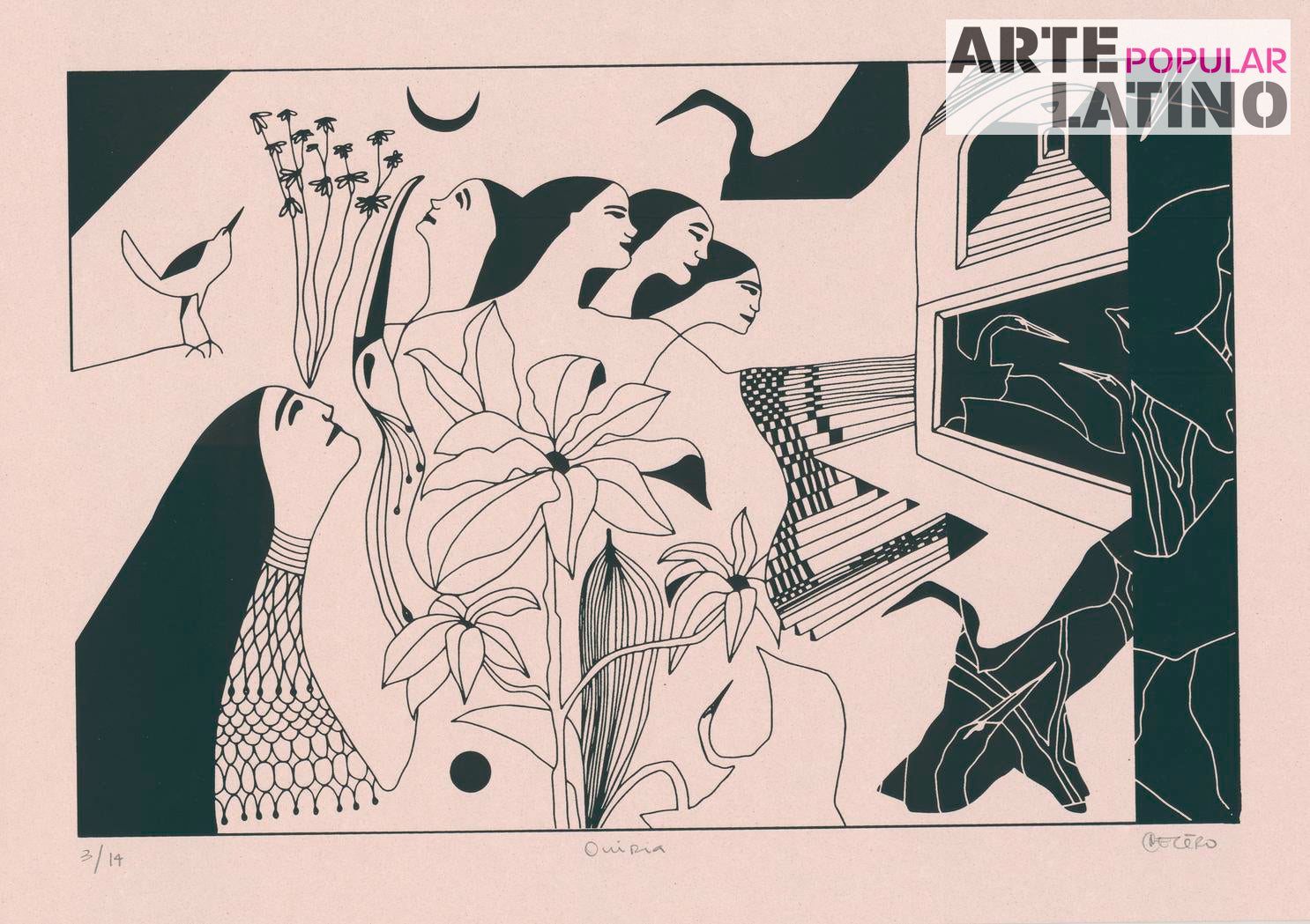 "Oniria", Limited Serigraphy by CECIRO, 2025