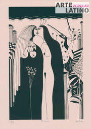 "El beso", Limited Serigraphy by CECIRO, 2025