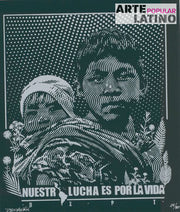 "Nuestra lucha es por la vida - Niños - black", Limited Serigraphy by Dexpierte Colectivo, 2025