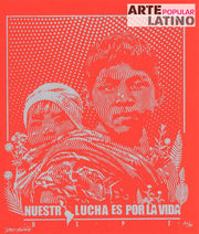 "Nuestra lucha es por la vida - Niños - red", Limited Serigraphy by Dexpierte Colectivo, 2025