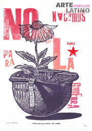 "No nacimos para la guerra", Limited Serigraphy by Dexpierte Colectivo, 2025