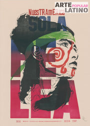 "Nuestra América sola pelea", Limited Linocut by MECHA COOP, 2020