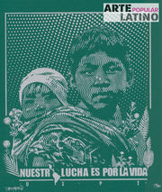 "Nuestra lucha es por la vida - Niños - green", Limited Serigraphy by Dexpierte Colectivo, 2025