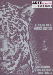 "Si la tierra muere, morimos nosotros - Jaguar - brown", Limited Serigraphy by Dexpierte Colectivo, 2025