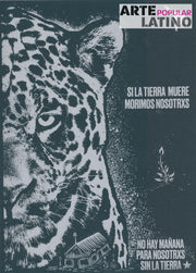 "Si la tierra muere, morimos nosotros - Jaguar - black II", Limited Serigraphy by Dexpierte Colectivo, 2025