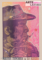 "Nuestra Trinchera la Alegría", Limited Linocut by Dexpierte Colectivo, 2024