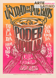 "Poder Popular", Limited Linocut by 15 KRA, 2023