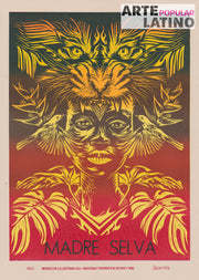 "Madre Selva", Open Linocut by ZECARRILLO, 2022