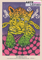 "Semilla", Limited Linocut by ApuSiloé, 2023