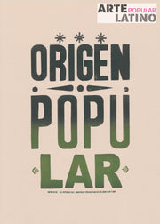 "Origen Popular - green", Open Linocut by La Linterna Cali, 2022