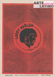 "Larry Marlow", Limited Linocut by VÁYALO & Salsa sin Miseria, 2020