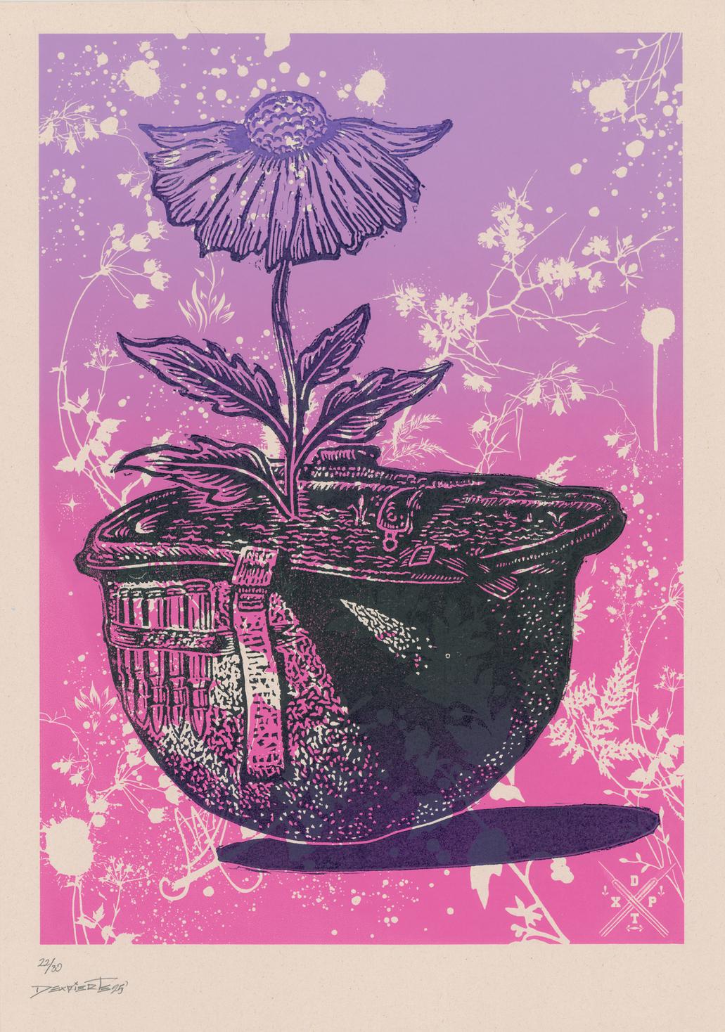 "Casco Flor Degradé", 2025
