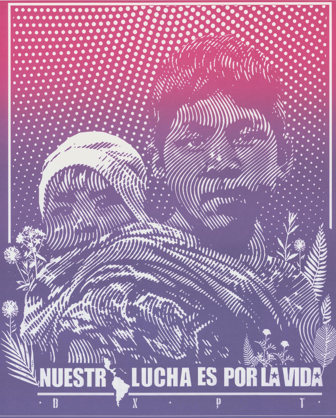 "Nuestra lucha es por la vida - Niños - pink-lilac", 2025