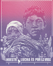 "Nuestra lucha es por la vida - Niños - pink-lilac", 2025