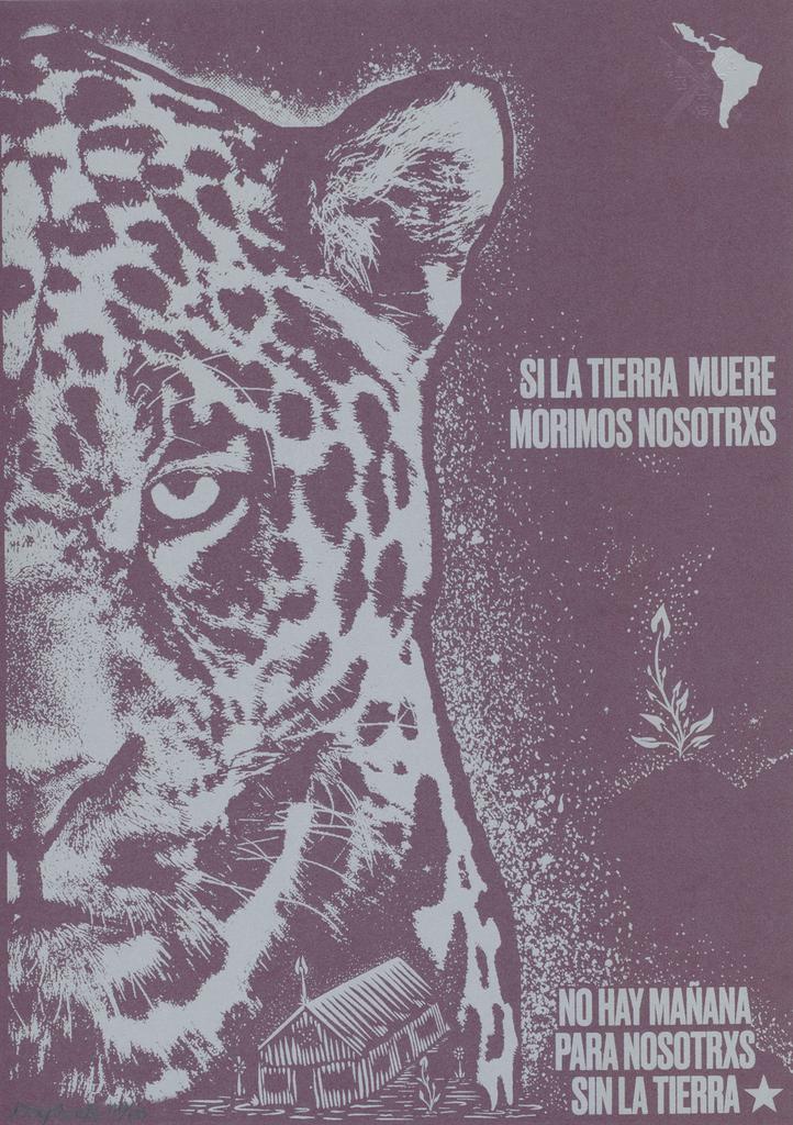 "Si la tierra muere, morimos nosotros - Jaguar - brown", 2025